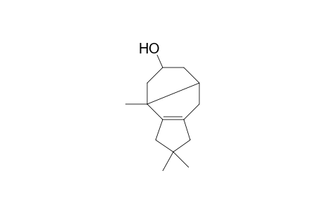 2,10,10-trimethyl-4-hydroxy-1,11-didehydro-tricyclo[6.3.0(1,8).0(2,6)]undecane