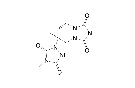 2,6-Dimethyl-6-(4-methyl-3,5-dioxo-[1,2,4]triazolidin-1-yl)-5,6-dihydro-[1,2,4]triazolo[1,2-a]pyridazine-1,3-dione