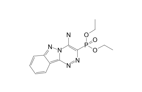 4-AMINO-[1,2,4]-TRIAZINO-[4,3-B]-INDAZOL-3-YL-PHOSPHONIC-ACID-DIETHYLESTER