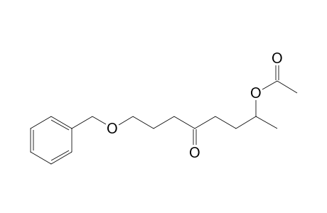 (5-Oxidanylidene-8-phenylmethoxy-octan-2-yl) ethanoate