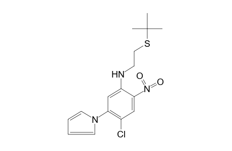 1-{5-{[2-(tert-butylthio)ethyl]amino}-2-chloro-4-nitrophenyl}pyrrole