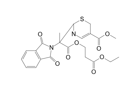 1'-(Ethoxycarbonyl)ethyl 2-[5"-(methoxycarbonyl)-6H-1{",3"-thiazin-2"-yl]-2-phthalimidopropanoate