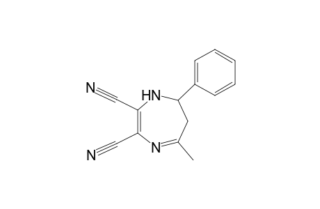 5-Methyl-7-phenyl-6,7-dihydro-1H-1,4-diazepine-2,3-dicarbonitrile