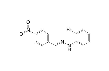Benzaldehyde, 4-nitro-, 2-bromophenylhydrazone