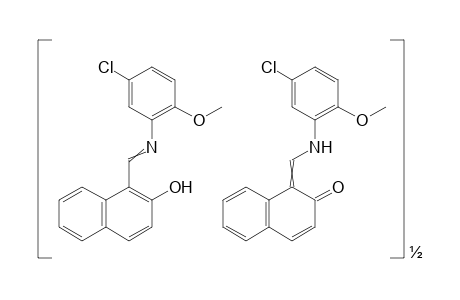 1-[N-(5-CHLORO-2-METHOXYPHENYL)FORMIMIDOYL]-2-NAPHTHOL