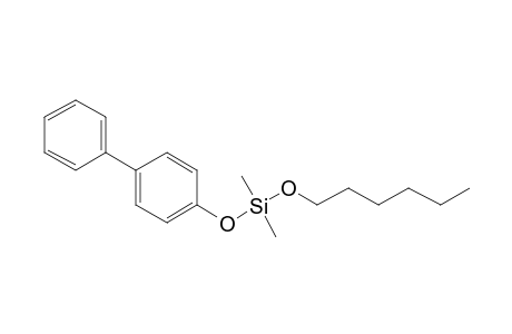 Silane, dimethyl(4-phenylphenoxy)hexyloxy-