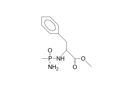 N-(Amino-methyl-phosphinyl)-L-phenylalanine methyl ester