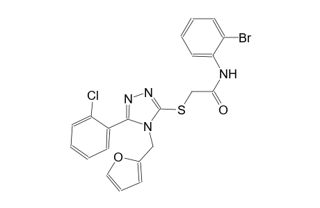 N-(2-bromophenyl)-2-{[5-(2-chlorophenyl)-4-(2-furylmethyl)-4H-1,2,4-triazol-3-yl]sulfanyl}acetamide