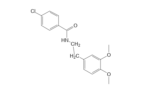 BENZAMIDE, P-CHLORO-N-/3,4-DIMETHOXYPHENETHYL/-,