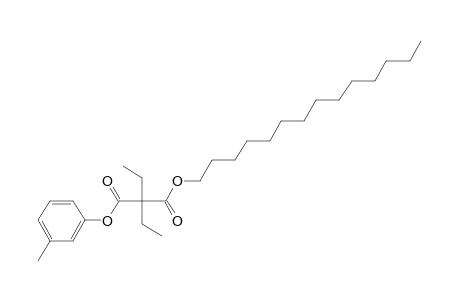 Diethylmalonic acid, 3-methylphenyl tetradecyl ester