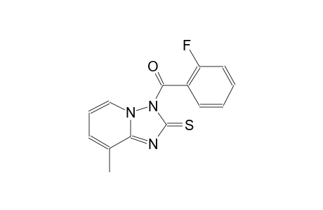 3-(2-fluorobenzoyl)-8-methyl[1,2,4]triazolo[1,5-a]pyridine-2(3H)-thione