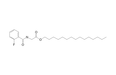 Glycine, N-(2-fluorobenzoyl)-, pentadecyl ester