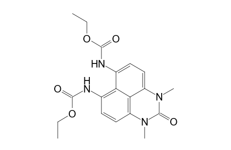 Ethyl N-[7-(ethoxycarbonylamino)-1,3-dimethyl-2-oxidanylidene-perimidin-6-yl]carbamate