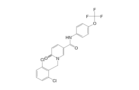 1-(2,6-DICHLOROBENZYL)-1,6-DIHYDRO-6-OXO-alpha,alpha,alpha-TRIFLUORO-p-NICOTINANISIDIDE