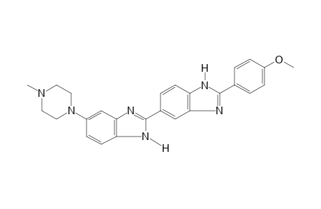2-(p-methoxyphenyl)-5-(4-methyl-1-piperazinyl)-2,5'-bibenzimidazole