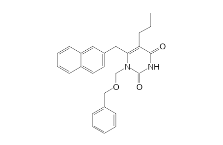 1-[(BENZYLOXY)-METHYL]-5-N-PROPYL-6-(2-NAPHTHYLMETHYL)-URACIL