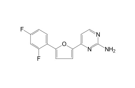 2-AMINO-4-[5-(2,4-DIFLUOROPHENYL)-2-FURYL]PYRIMIDINE