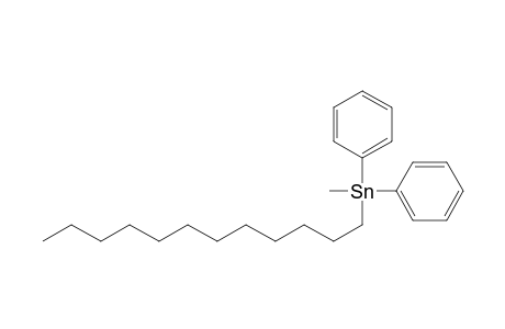 Stannane, dodecylmethyldiphenyl-