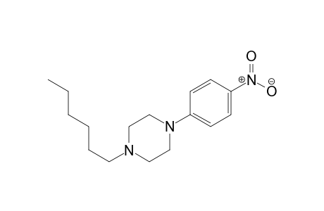 1-Hexyl-4-(4-nitrophenyl)piperazine