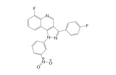 6-fluoro-3-(4-fluorophenyl)-1-(3-nitrophenyl)-1H-pyrazolo[4,3-c]quinoline