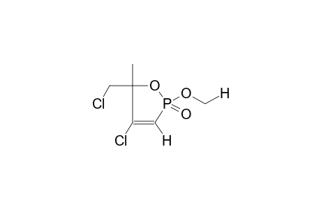2-OXO-2-METHOXY-4-CHLORO-5-CHLOROMETHYL-5-METHYL-1,2-OXAPHOSPHOL-3-ENE