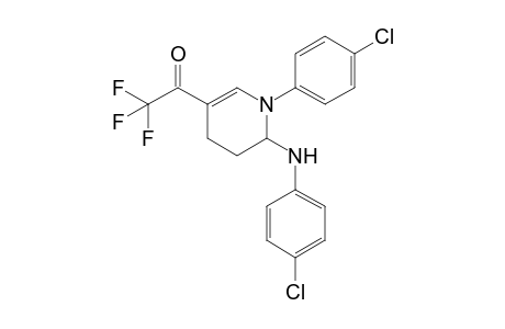 1-(4-Chlorophenyl)-6-(4-chlorophenylamino)-3-trifluoroacetyl-1,4,5,6-tetrahydropyridine