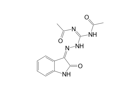 (E)-N,N'-DIACETYL-2-(1,2-DIHYDRO-2-OXO-3H-INDOL-3-YLIDENE)-HYDRAZINE-CARBOXIMID-AMIDE