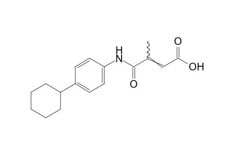 3-[(p-Cyclohexylphenyl)carbamoyl]crotonic acid