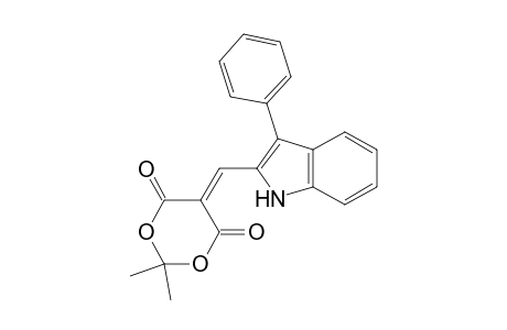 2,2-Dimethyl-5-(3'-phenylindol-2'-ylmethylene)-1,3-dioxan-4,6-dione