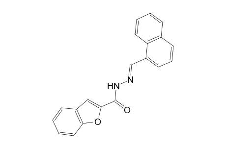 N'-[(E)-1-naphthylmethylidene]-1-benzofuran-2-carbohydrazide