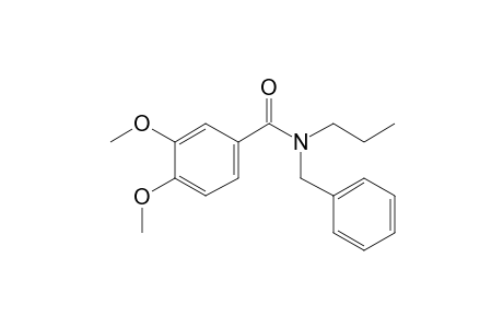 Benzamide, 3,4-dimethoxy-N-benzyl-N-propyl-