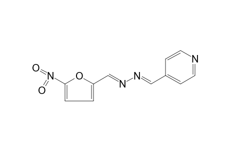 isonicotinaldehyde, azine with 5-nitro-2-furaldehyde
