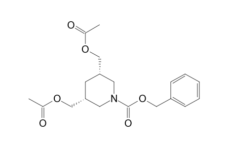 Benzyl cis-3,5-Bis(acetoxymethyl)-1-piperidinecarboxylate