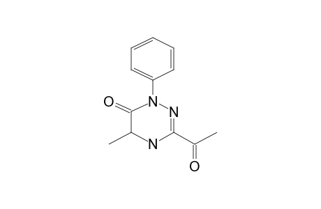 3-Acetyl-5-methyl-1-phenyl-4,5-dihydro-1H-[1,2,4]triazin-6-one