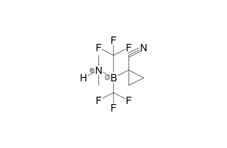 1-(Cyano-1-Cyclopropyl), bis(trifluoromethyl)-borane (N-B)dimethylamine adduct