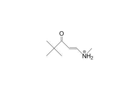 trans-1-Methylamino-4,4-dimethyl-1-penten-3-one cation