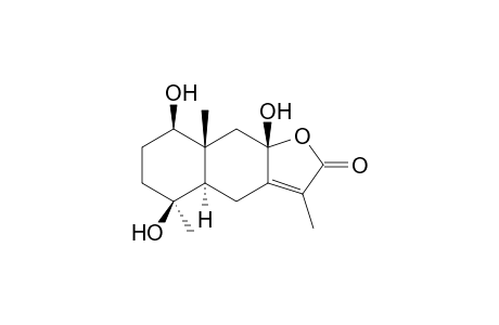 1.beta.,4.beta.,8.beta.-Trihydroxy-Eudesm-7(11)-en-12,8a-olide