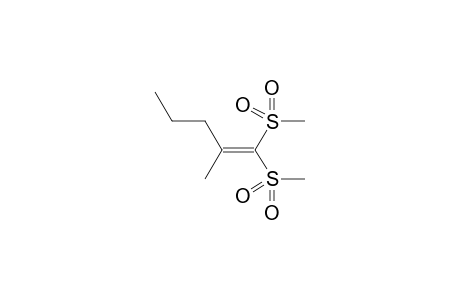 2-Methyl-1,1-bis(methylsulfonyl)pent-1-ene