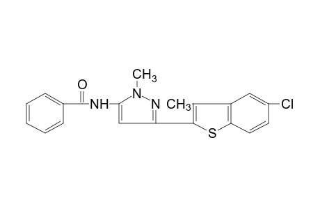 N-[3-(5-chloro-3-methylbenzo[b]thien-2-yl)-1-methylpyrazol-5-yl]benzamide