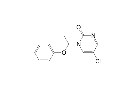 2(1H)-Pyrimidinone, 5-chloro-1-(1-phenoxyethyl)-
