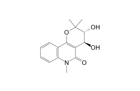 (3R,4S)-3,4-dihydroxy-2,2,6-trimethyl-3,4-dihydropyrano[5,6-c]quinolin-5-one