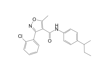 N-(4-sec-butylphenyl)-3-(2-chlorophenyl)-5-methyl-4-isoxazolecarboxamide