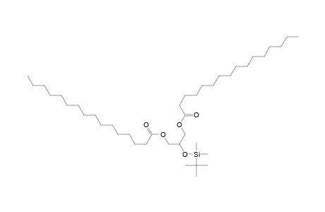 Hexadecanoic acid, 2-[[(1,1-dimethylethyl)dimethylsilyl]oxy]-1,3-propanediyl ester, (.+-.)-