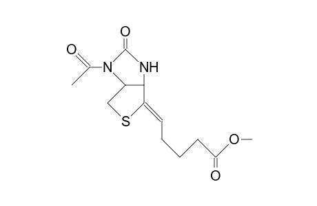 N-1'-Acetyl-5,6-didehydro-biotin methyl ester