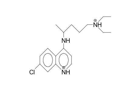 Chloroquine dication