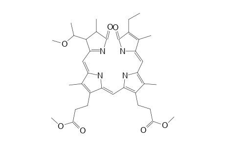 21H-Biline-8,12-dipropanoic acid, 18-ethyl-1,2,3,19,23,24-hexahydro-3-(1-methoxyethyl)-2,7,13,17-tetram ethyl-1,19-dioxo-, dimethyl ester, [2R*,3R*(R*)]-(.+-.)-