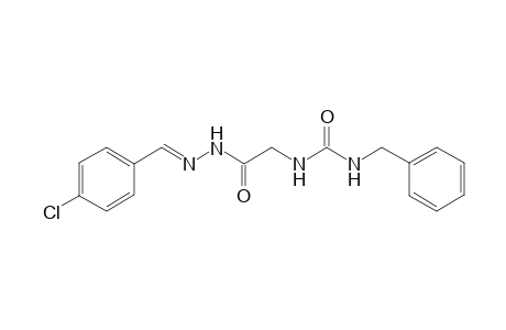 N-benzyl-N'-{2-[(2E)-2-(4-chlorobenzylidene)hydrazino]-2-oxoethyl}urea