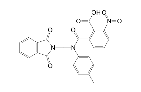 3-Nitro-N-(4-methylphenyl)-N-(phthalimidomethyl)phthalic acid-1-amide