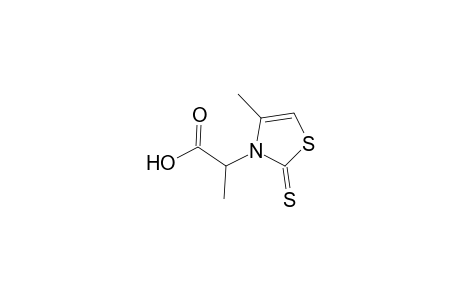 alpha,4-dimethyl-2-thioxo-4-thiazoline-3-acetic acid