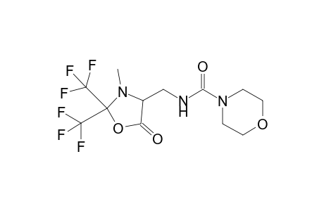 3-Methyl-4-[(N-morpholinylcarbonyl)amino]methyl-2,2-bis(trifluoromethyl)-1,3-oxazolidin-5-one